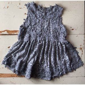 POL :: crochet lace babydoll tank